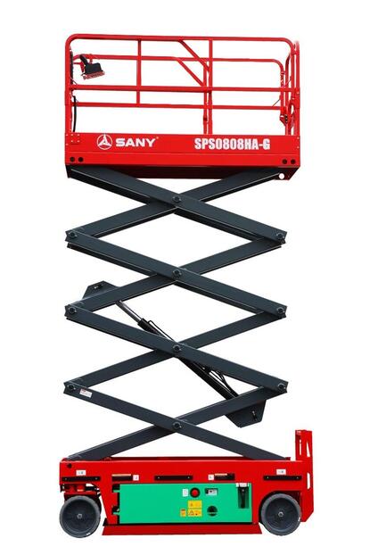 Plataforma de Tijera Sany SPS0808HA — HeavyPro Torreón
